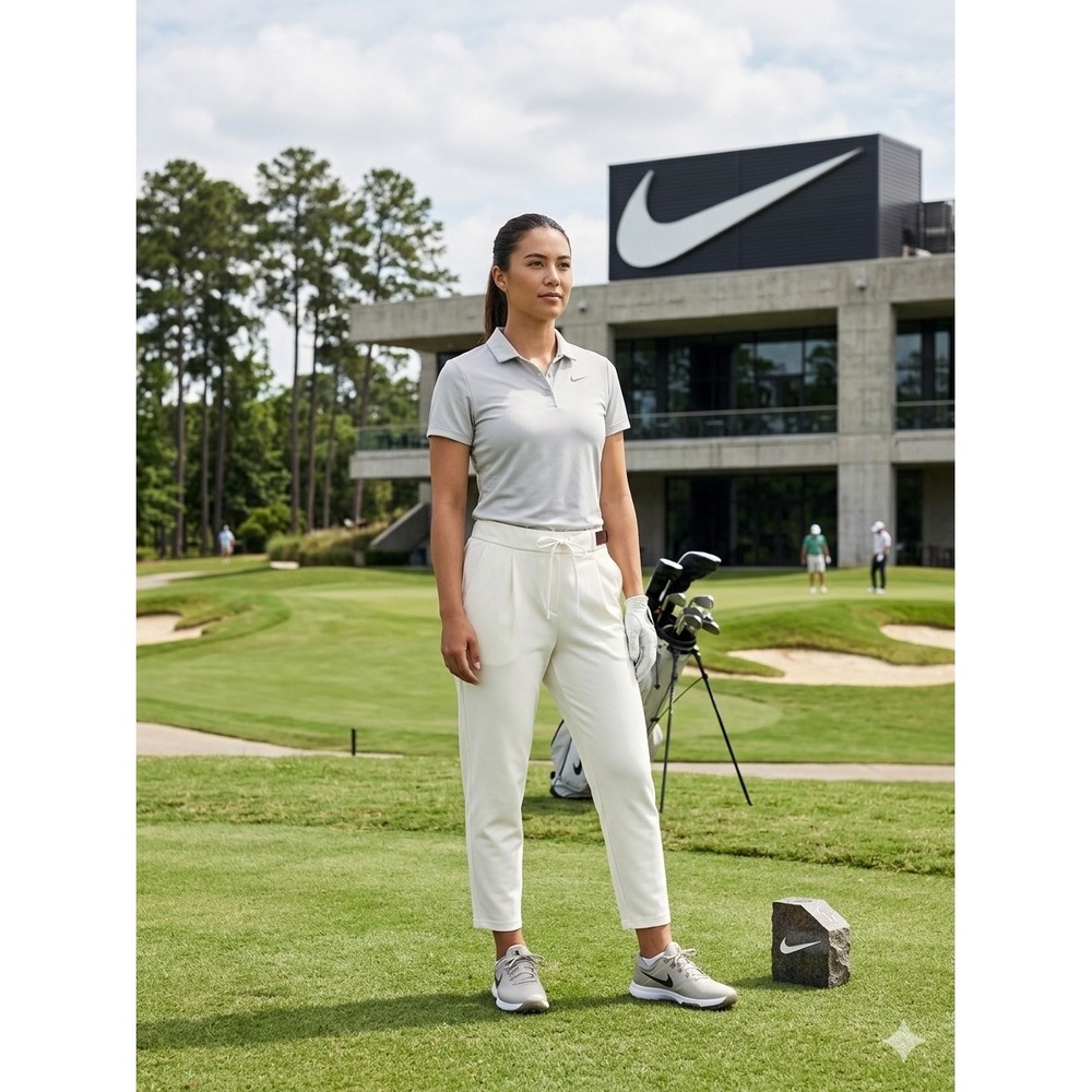 Nike Flex Golf Pants Womens XS Sail White Dri-FIT UV Protection BV0178-100 NEW